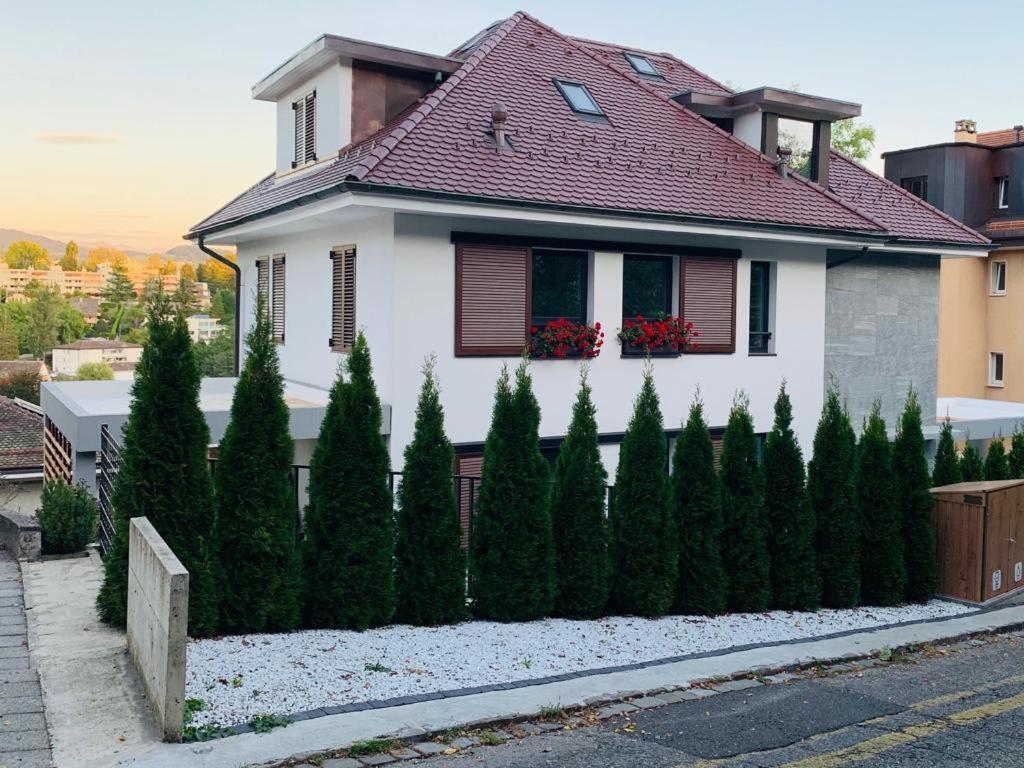 New Luxury Lake View Apartment - Lausanne Bagian luar foto
